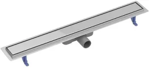 Трап для душу лінійний CERSANIT Tako 80 см (S907-010) з поворотным сифоном 360° двосторонньою решіткою (1 сторона під плитку, 2 сторона нержавіюча сталь)