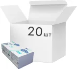 Упаковка паперових рушників Диво Бізнес Optimal 2 шари V-складання Білі 150 аркушів х 20 шт (4820003837979)