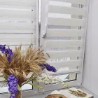 Ролету День Ніч TyulPan 50x170 см Льон молочний