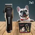 Машинка для стрижки тварин Gemei GM 6063 + 4 насадки грумінгу