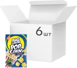 Упаковка кукурудзи для попкорну Big Bob Сирний Блокбастер зі смаком сиру 90 г x 6 шт (0.54 кг) (4820241800582)