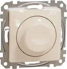 Універсальний поворотний димер для світлодіодних ламп Schneider Electric Sedna Design & Elements Бежева (SDD112502)