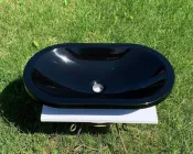 Умивальник Snail Гера 600*350 мм Чорний 155А200