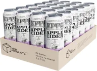 Упаковка сидру APPS Чорна смородина 5.5% 0.5 л х 24 шт (4820252121843)