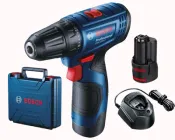 Акумуляторний дриль-шурупокрут Bosch Professional GSR 120-LI , 12V, 2 акум.по 2 амп.год, зарядний пристрій, валіза (06019G8000)