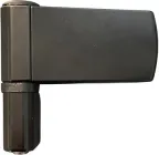 Петля дверна FAPIM Florence 105 15-20 мм Чорна (8010681133210) (7670I_37-9005 MAT)