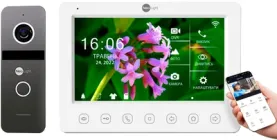 Комплект відеодомофона NeoLight NeoKit HD WF Graphite