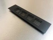 Решітка вентиляційна LS чорна 200/50мм