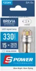 Лампа світлодіодна Brevia S-Power P21W 330Lm 15x2835SMD 12/24V CANbus 2 шт (10201X2)