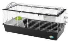 Клітка для кроликів та морських свинок Ferplast Casita 120 119х58х60 см. Чорна з поличкою (57067170)