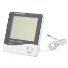 Термометр цифровий гігрометр -50~70C ЖК 3.8" із зовнішнім датчиком HTC-2