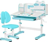 Комплект меблів Mealux BD-29 Panda XL Стіл + стілець + полиця Blue (BD-29 BL)