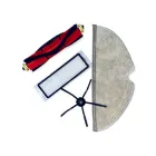 Запчастини (фільтр ганчірка щітка) для робота пилососа Xiaomi Roborock S50, S55, S5 Max, S6, S6 MaxV, Xiaowa чорна щітка