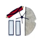 Набір комплектуючих (фільтр ганчірка щітка) для робота пилососа Xiaomi Roborock S50, S55, S5 Max, S6, S6 MaxV, Xiaowa чорна щітка