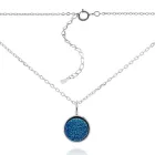 Срібне кольє з кварцом P002386