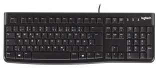 Клавіатура дротова Logitech K120 USB UKR OEM (920-002643)