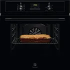 Духова шафа Electrolux електрична, 65л, A, дисплей, конвекція, телескопічні напрямні, чорний (EOF3H50BK)