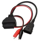 Перехідник OBD2 FIAT, Alfa Romeo, LANCIA, Chery 3 pin на 16 pin OBD2 для підключення діагностики до авто (3pin - 16pin)
