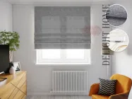 Римська система Light I&H Рогожка Дімаут сталева 100*170 см