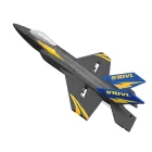 Радіокерований літак Blitz F35 Lighting 2 гіроскопом та із сервоприводами закрилок Чорний