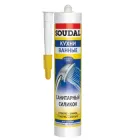 Силіконовий герметик SOUDAL герметик санітарний Прозорий 280 мл