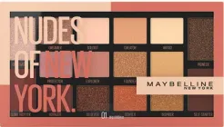 Палетка тіней для повік Maybelline New York Nudes of New York 16 відтінків 18 г (3600531592974)