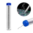 Припій олов'яно-свинцевий з каніфоллю 0.8 мм. (Олово для паяння 60/40 ПОС 61) Середня якість - 10 г.