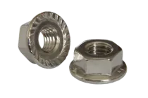 Гайка М8 DIN6923 з зубчастим фланцем нержавійка А2 М Steelfix 10 шт (005128)