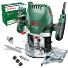 Фрезер Bosch POF 1200 AE, регулятор швидкості, 1200Вт, пазова фреза 8мм, перехідних до пилососа, 3 цанги, ключ , картонна упаковка (060326A100)