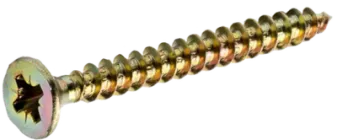 Шуруп ST 955 3х50 універсальний з п/г цинк жовтий PZ1 М Steelfix 100 шт (013440)