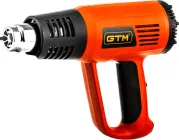 Будівельний фен GTM HG2000E 2000 Вт 80-600 °C 300/500 л/хв