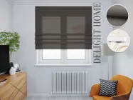 Римська штора система Light I&H Джусі велюр Антрацит 160*170 см