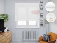 Римська штора система Light I&H Джусі велюр Білий 150*170 см