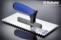 Шпатель Kubala зубчастий для плитки 270 мм зуб 6 х 6 мм 0242