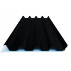 Профнастил НС-57 0.45 1050х1000 мм з матовим покриттям Ral 9005 мат (чорний)