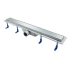 Лінійний трап з сухим затвором під плитку 700х73 Qtap Dry Tile304-700