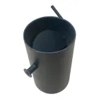 Регулятор тяги для буржуйки на трубу діаметром 100м товщина металу 3мм