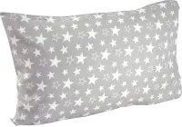 Наволочка Руно Star Сірий з білим 50х70 см (Р35.52_Star)