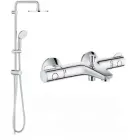 Душовий набір з термостатом GROHE Grothterm 34567000 + New Tempesta System 200 27389002