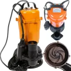 Насос погружной дренажно-фекальный з подрібнювачем та поплавцем Powercraft WQD 1300f