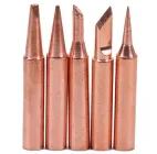Набір мідних жал для паяльника Bodasan серії 900M 5 шт (zhalo-copper-5)
