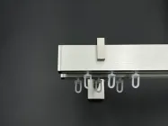 Карниз Quadrum Square line Заглушка 120 см подвійний сталь матова (тримач 9-12 см) анодоване покриття