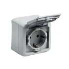 Розетка із заземленням IP44 Forix™ 782393, колір сірий Legrand
