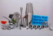 Професійний інвентар для бару Olin & Olin подарунковий набір 15 предметів Сріблястий