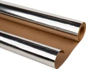 Алюмінієва фольга на крафт-папері Bonfire для дому/сауни/бані ш 1.25 м/дов 25 м/31.25 м.кв (80507612)