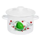 Каструля емальована 7 л "Лайм"