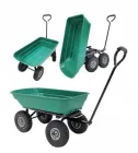 Візок садовий самоскид Kontrast 75 л Зелений