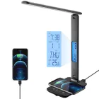 Настільна LED лампа PowerMe QiCharge з бездротовою зарядкою та календарем (PWM-82091)