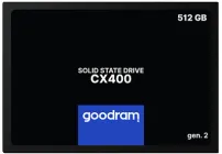 SSD диск Goodram CX400 Gen.2 512GB 2.5" SATAIII 3D NAND TLC (SSDPR-CX400-512-G2)