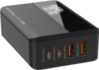 Мережевий зарядний пристрій ColorWay Power Delivery GaN 2USB-A + 2USB TYPE-C (100W) Чорне (CW-CHS041PD-BK)